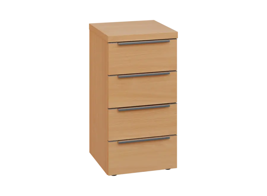 SIN 2 - 44Z kancelářská skříň, 4-zásuvková, 770x400x400, buk royal